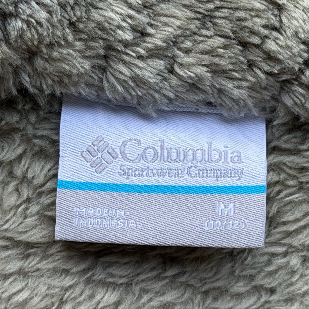 Columbia Sage Green Fleece with Pink Accent - Picture 4 of 5